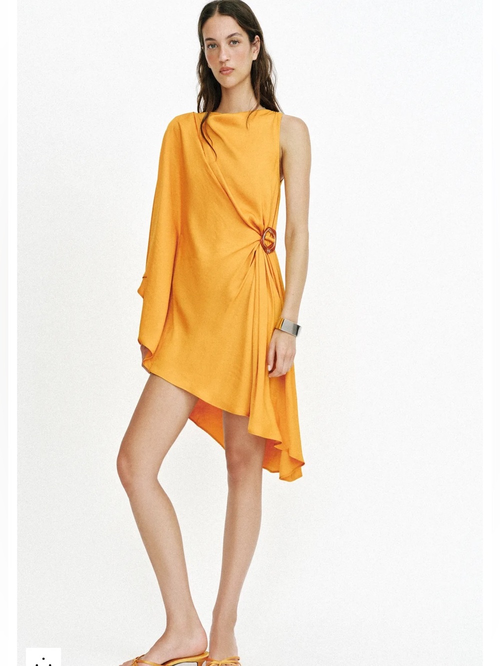Zara ASYMMETRIC BUCKLE DRESS